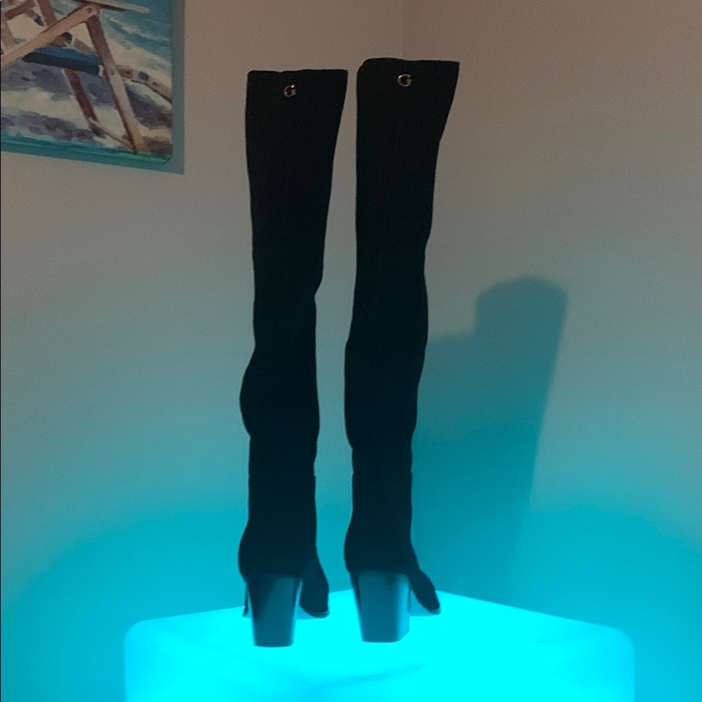 Guess Black Over-the-Knee Boots
